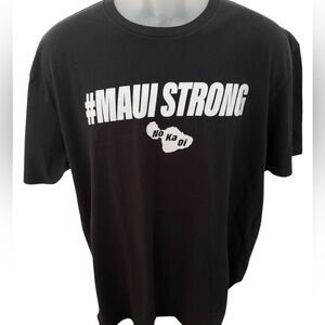 Maui Strong No Ka Oi - All Hawaii Stand Together Tee Shirt Men XL